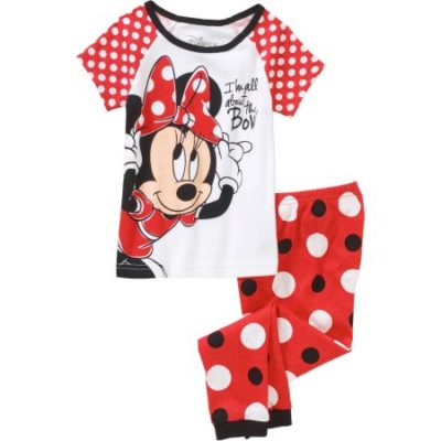 Walmart – Minnie Toddler Girls Pajama Sleepwear Set Only $5.00 (Reg $6.87) + Free Store Pickup