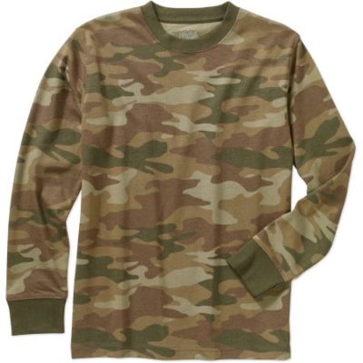 Walmart – Faded Glory Boys’ Cotton Long Sleeve Crew Neck Camo Tee Only $3.00 (Reg $5.97) + Free Store Pickup