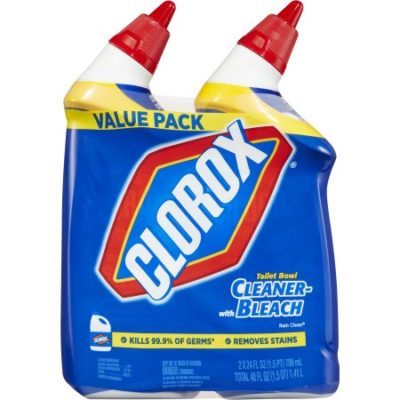 Walmart – Clorox Toilet Bowl Cleaner, Rain Clean, 24 Ounces, 2 Pack Only $2.98 (Reg $3.58) + Free Store Pickup