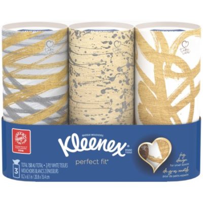 Walmart – Kleenex Perfect Fit Facial Tissues, 50 Tissues per Canister, 3 Pack Only $4.48 (Reg $5.97) + Free Store Pickup