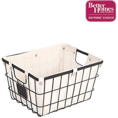 Walmart – Better Homes and Gardens Small Wire Basket with Chalkboard, Black (1 Piece) Only $6.95 (Reg $7.47) + Free Store Pickup