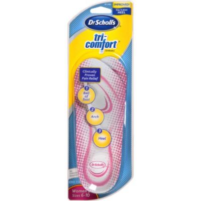 Walmart – Dr. Scholl’s Tri-Comfort Orthotics Insoles, 1 Pr Only $5.72 (Reg $6.74) + Free Store Pickup