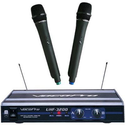 Walmart – VocoPro UHF-3200 Dual Channel UHF Wireless Microphone System Only $178.00 (Reg $259.00) + Free Shipping