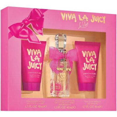 Walmart – Juicy Couture Viva La Fleur Fragrance Gift Set for Women, 3 pc Only $23.28 (Reg $29.88) + Free Store Pickup