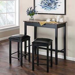 Sears – Dorel Home Furnishings Devyn 3-Piece Faux Marble Pub Dining Set Only $112.65 (Re $174.99) + Free Shipping