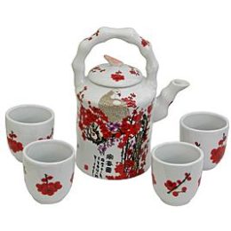 Sears – Oriental Furniture Cherry Blossom Porcelain Tea Set Only $49.00 (Reg $61.99) + Free Shipping