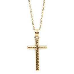 Sears – 10K Yellow Gold Cross Pendant Only $112.49 (Reg $449.99) + Free Shipping