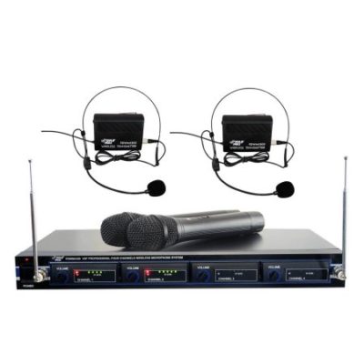 Walmart – Pyle PDWM4300 4 Mic VHF Cordless Rack Mount Microphone System Only $126.04 (Reg $172.13) + Free 2-Day Shipping