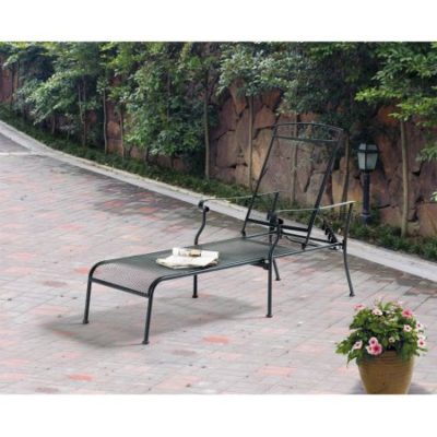 Walmart – Mainstays Jefferson Wrought Iron Chaise Lounge, Black Only $115.82 (Reg $129.00) + Free Shipping