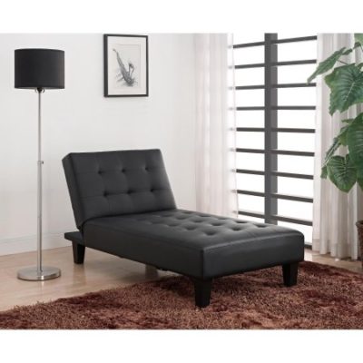 Walmart – Julia Futon Chaise Lounger, Black Only $164.99 (Reg $182.86) + Free Shipping