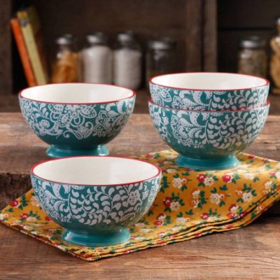 Walmart – The Pioneer Woman Traveling Vines 6″ Footed Bowl, 4-Pack Only $13.39 (Reg $15.88) + Free Store Pickup