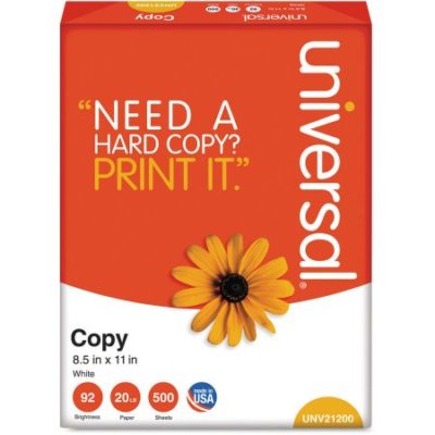 Walmart – Universal Copy Paper, 92 Brightness, 20lb, 8-1/2 x 11, White, 5000 Sheets/Carton Only $38.56 (Reg $48.62) + Free Shipping