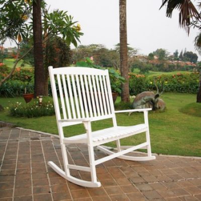 Walmart – Mainstays Outdoor Double Rocking Chair, White, Seats 2 Only $91.69 (Reg $119.00) + Free Shipping