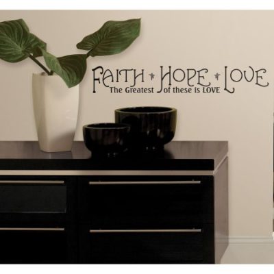 Walmart – RoomMates Faith, Hope & Love Peel & Stick Quotes Only $4.84 (Reg $7.99) + Free Store Pickup