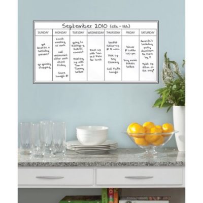 Walmart – Whiteboard Dry Erase Weekly Calendar Decal Only $6.46 (Reg $10.33) + Free Store Pickup