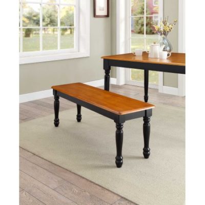 Walmart – Better Homes and Gardens Autumn Lane Farmhouse Bench, Black and Oak Only $49.00 (Reg $54.00) + Free Shipping