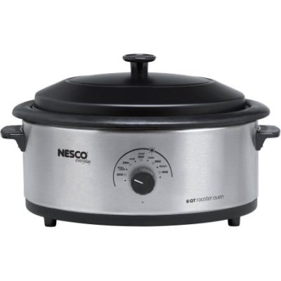 Walmart – Nesco 6 Quart Capacity Stainless Steel Roaster Oven – Non-Stick Cookwell – Black Lid Only $45.49 (Reg $69.99) + Free 2-Day Shipping