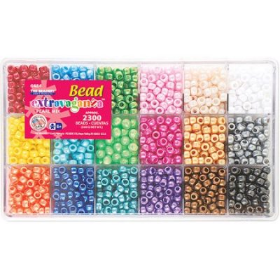 Walmart – The Beadery Giant Bead Box Kit, 2300 Beads/pkg, Pearl Only $11.75 (Reg $19.99) + Free Store Pickup