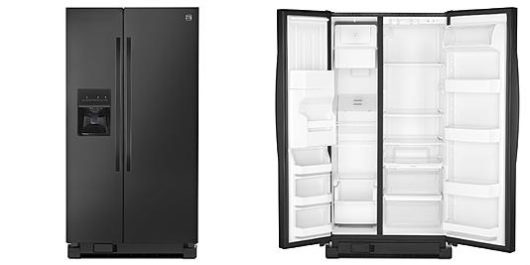 Sears – Kenmore 50029 25.4 cu. ft. Side-by-Side Refrigerator – Black Only $799.99 (Reg $1229.99) + Free Delivery