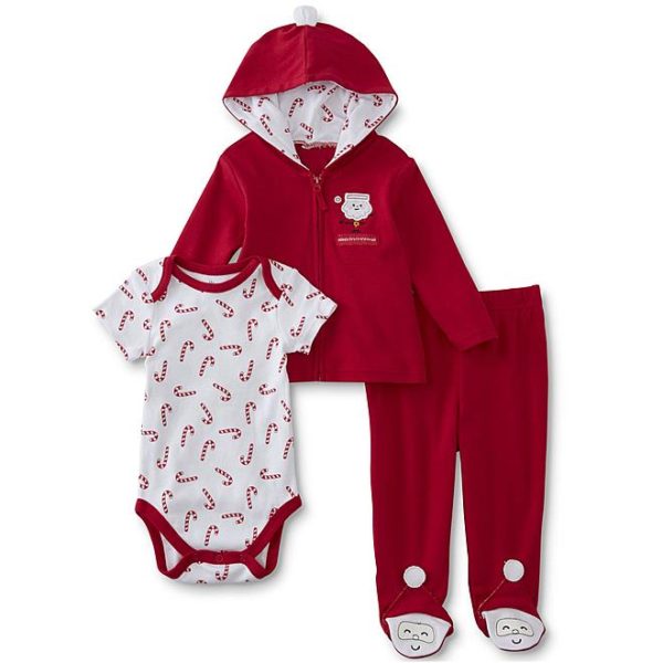 Kmart – Small Wonders Newborn Boys’ Christmas Hoodie Jacket, Bodysuit & Pants Only $4.99 (Reg $16.99) + Free Store Pickup