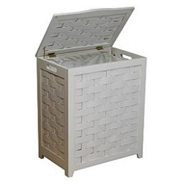 Sears – Oceanstar White Finished Rectangular Veneer Laundry Wood Hamper with Interior Bag RHV0103W Only $72.61 (Reg $109.99) + Free Shipping