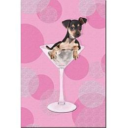 Sears – Trademark Fine Art 30×47 inches “Min Pin II” by Gifty Idea Greeding Cards and Such! Only $102.58 (Reg 113.99) + Free Shipping