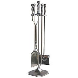 Kmart – UniFlame 5 Pc Satin Pewter Fireset W/ Pedestal Base Only $56.58 (Reg $92.95) + Free Shipping