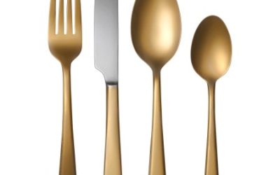 Walmart – Golden Carmela Mirror Flatware Set, 16-Piece Only $35.99 (Reg $40.40) + Free Shipping