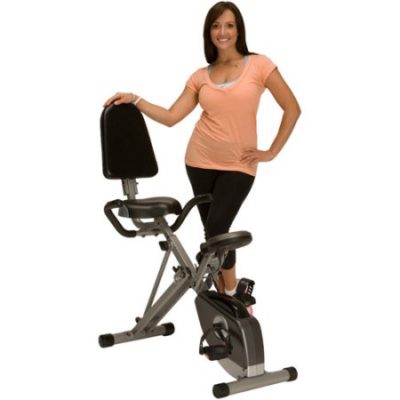 Walmart – Exerpeutic Folding Recumbent Exercise Bike with Pulse Only $125.00 (Reg $189.00) + Free Shipping