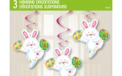 Walmart – 26″ Hanging Happy Easter Bunny Decorations, 3-Count Only $1.70 (Reg $2.00) + Free Store Pickup