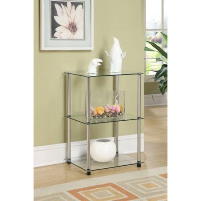 Walmart – Convenience Concepts Designs2Go No Tools 3 Tier Lamp / End Table, Metal and Glass Only $35.65 (Reg $49.00) + Free Shipping