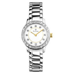 Sears – Bulova Ladies Stainless Steel with Swarovski Elements® Crystals Watch Only $82.50 (Reg $275.00) + Free Shipping