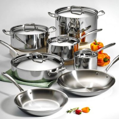 Walmart – Tramontina 12-Piece Tri-Ply Clad Cookware Set, Stainless Steel Only $249.68 (Reg $263.69) + Free 2-Day Shipping