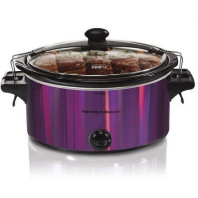 Walmart – Hamilton Beach Stay or Go 5-Quart Slow Cooker, Shimmer Finish Only $21.00 (Reg $28.69) + Free Store Pickup