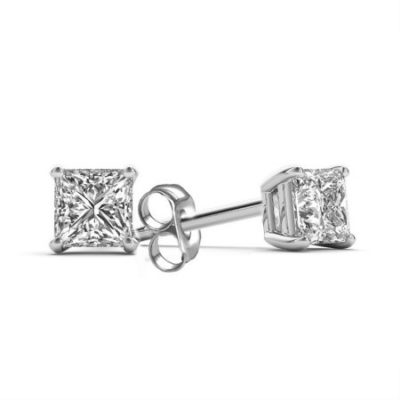 Walmart – Imperial 1/4 Carat T.W. Princess-Cut Diamond 14kt White Gold Stud Earrings Only $129.99 (Reg $138.00) + Free 2-Day Shipping