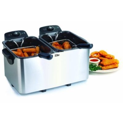 Walmart – Maxi Matic Elite Platinum Dual Deep Fryer, 2 x 3 qt Only $58.99 (Reg $68.95) + Free 2-Day Shipping