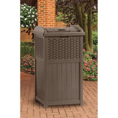 Walmart – Suncast Wicker Trash Hideaway Only $44.79 (Reg $49.48) + Free Shipping