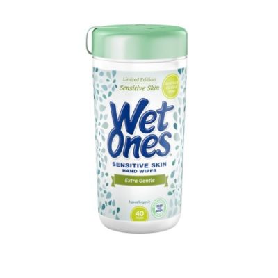 Walmart – Wet Ones Sensitive Skin Hand Wipes Canister – 40 Count Only $1.98 (Reg $2.22) + Free Store Pickup