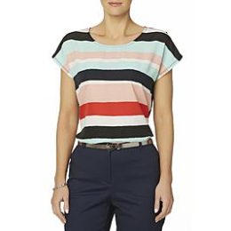 Sears – Simply Styled Women’s Mixed-Media Top- Striped Only $12.74 Through 05/13/17 (Reg $36.00) + Free Store Pickup