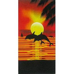 Kmart – Essential Home Beach Towel – Dolphin Sunset Only $6.99 (Reg $9.99) + Free Store Pickup