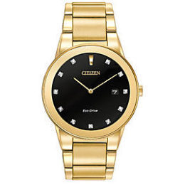 Sears – Citizen Eco-Drive Men’s Axiom Gold Tone Watch with Diamonds Only $262.50 (Reg $350.00) + Free Shipping