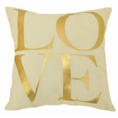 Walmart – Formula Love and Hearts Reversible Print Decorative Pillow, White and Gold Only $9.99 (Reg $12.88) + Free Store Pickup