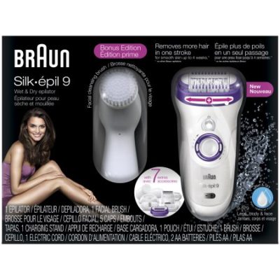 Walmart – Braun Silk-épil 9 9-579 – Wet & Dry Cordless Epilator / Epilation + 7 Extras Only $124.97 (Reg $139.99) + Free 2-Day Shipping