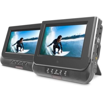 Walmart – Ematic 7 Dual Screen Portable DVD Player Only $69.98 (Reg $77.83) + Free 2-Day Shipping