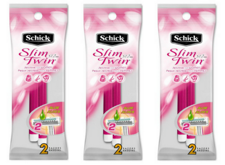 CVS – FREE Schick Slim Twin 2 ct Disposable Razors w/Coupons – PRINT THEM NOW!