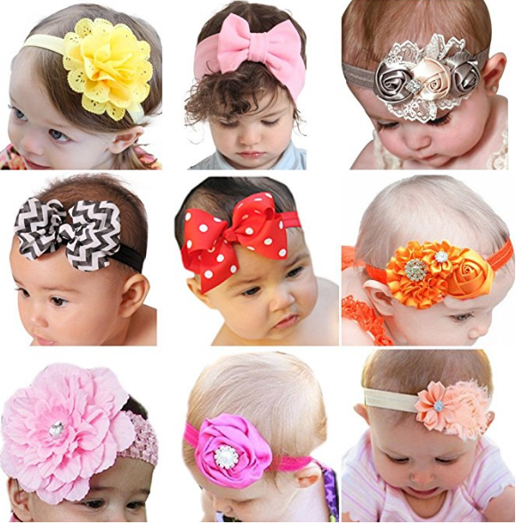 Amazon – ROEWELL Baby Girl’s Headbands w/Hair Bows Only $8.99 (Reg $32.00)