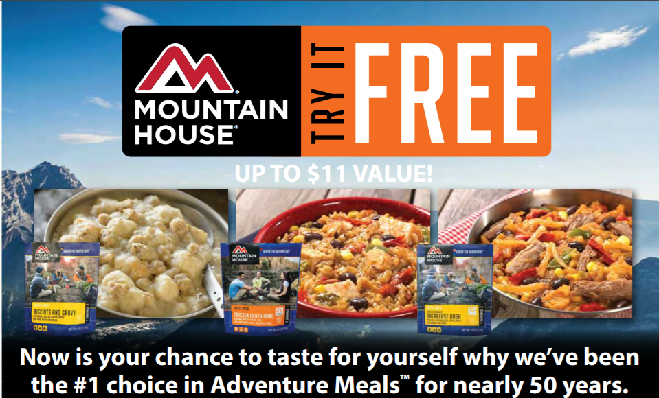 Amazon – FREE Mountain House Freeze Dried Meal After Rebate! (Up to $11 Value)