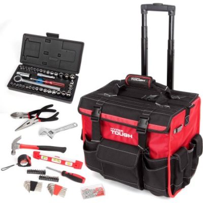 Walmart – HyperTough 174-Piece Tool Set with Trolley Bag Only $94.00 (Reg $119.00) + Free 2-Day Shipping