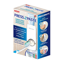 Kmart – As Seen On TV Press 2 Paste Hands-Free Toothpaste Dispenser Only $5.00 (Reg $9.99) + Free Store Pickup