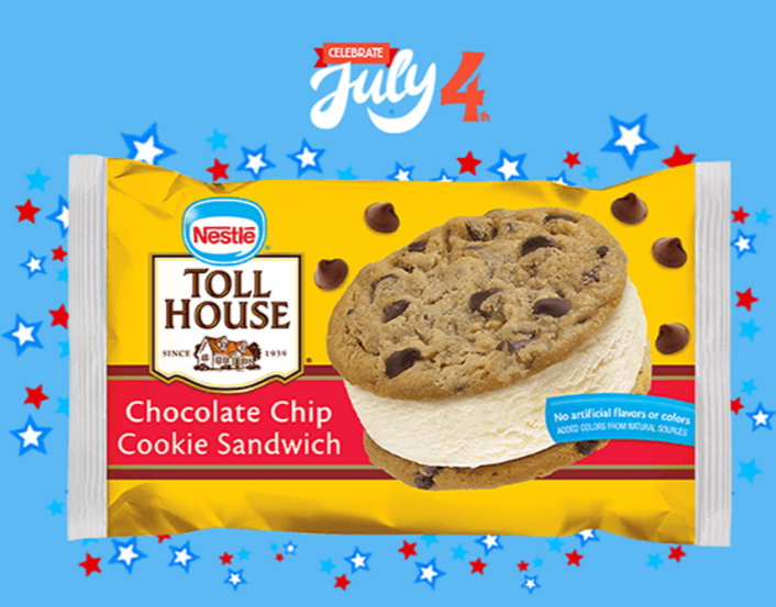 Nestle Toll House Ice Cream Sandwich FREE with the 7-Eleven App